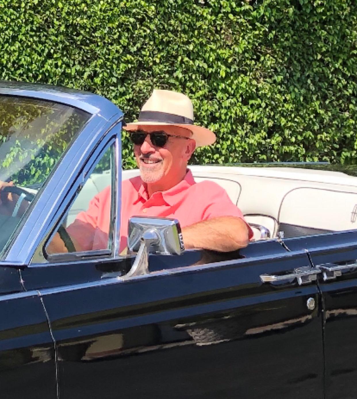 Un retrato en el convertible